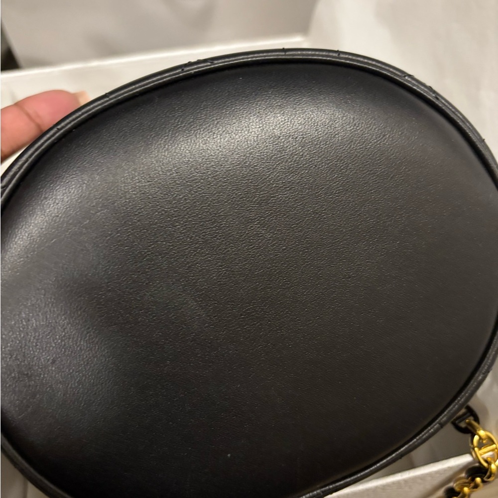 Christian Dior Black Caro Pouch Lambskin Drawstring Bag - Picture 4 of 8